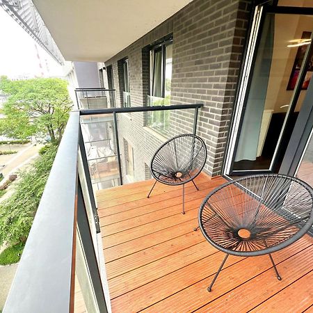 ヴロツワフAtal Towers Prywatny Apartamentアパートメント エクステリア 写真